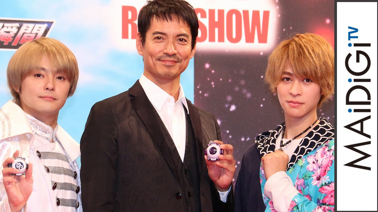 動画 沢村一樹 劇場版で新たな仮面ライダーに エロキャラ で R 15指定に 特撮映画 劇場版 仮面ライダーゴースト 100の眼魂とゴースト運命の瞬間 制作発表会見2 Maidigitv マイデジｔｖ