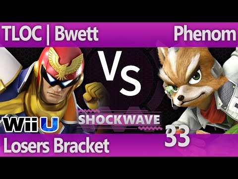 SW 33 Wii U - TLOC | Bwett (C Falcon) vs Phenom (Fox) - Losers Bracket