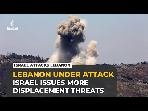 Israeli military bombs southern Lebanon, issues more displacement threats
