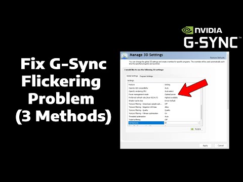 How To Fix G-Sync Flickering/Stuttering/Lagging (3 Methods)