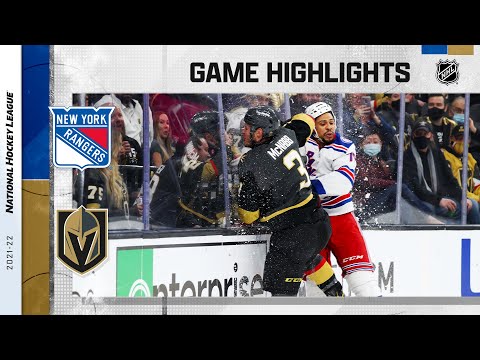 Rangers @ Golden Knights 1/6/22 | NHL Highlights