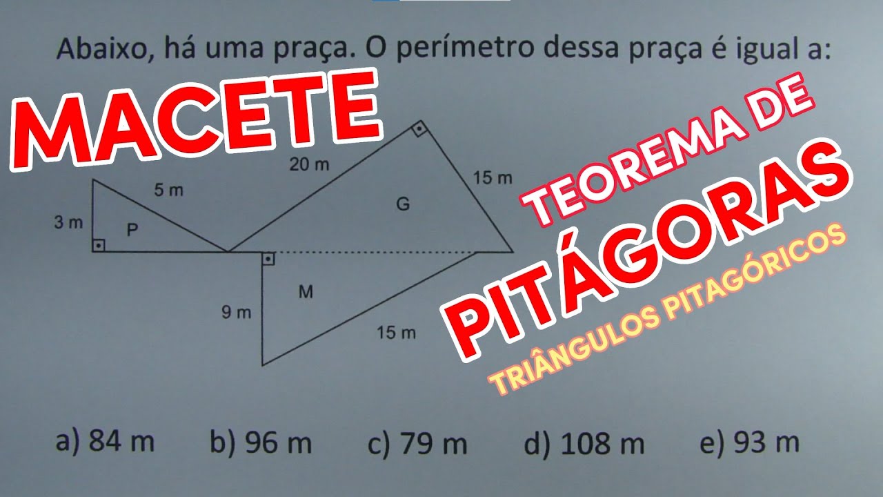 O MACETE QUE A ESCOLA NÃO ENSINA! - TEOREMA DE PITÁGORAS