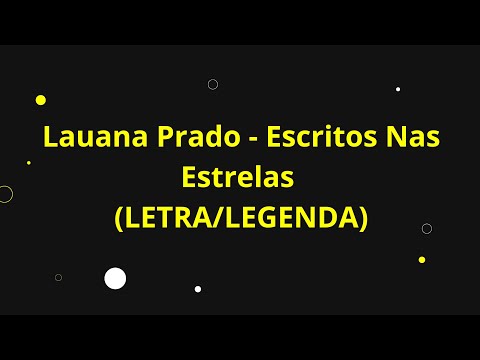 CASO DO ACASO BEM MARCADO EM CARTAS DE TAROT...|LAUANA PRADO - ESCRITO NAS ESTRELAS(LETRA/LEGENDA)
