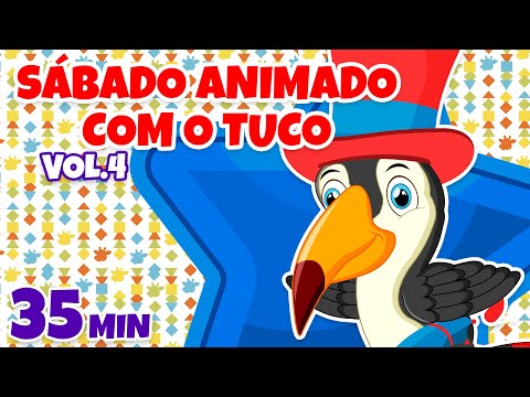 Sábado Animado com o Tuco Vol. 4 - Giramille 35 min | Desenho Animado Musical