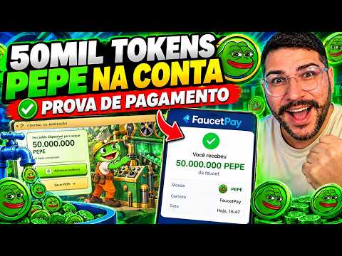 JÁ SAQUEI 50 MIL TOKENS PEPE | PEPE REAL