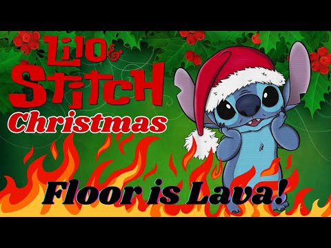 Stitch Christmas Floor is Lava Dance! | Winter Brain Break | Just Dance | Go Noodle Inspired