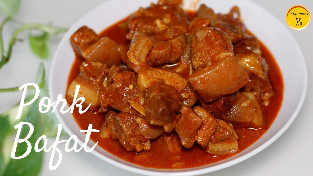 Pork Bafat Recipe | Pork Bafat Recipe with Bafat Powder | Pork Bafat Curry | How to Make Pork Bafat