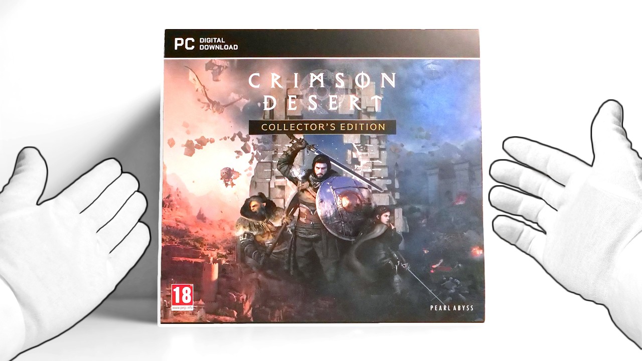 Unboxing CRIMSON DESERT Collector's Edition + Gameplay footage