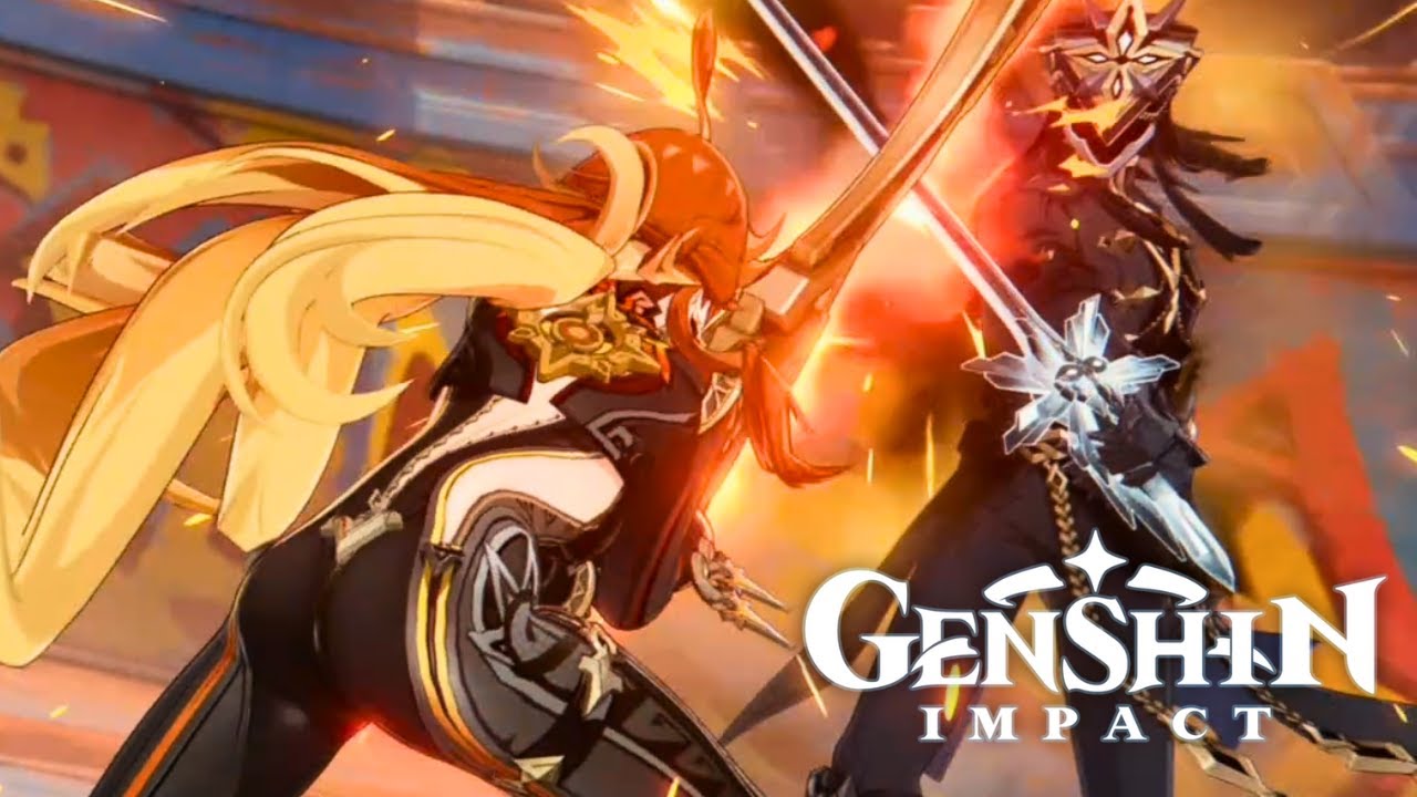 Mavuika vs Capitano - Full Fight | Genshin Impact 5.0 Cutscene