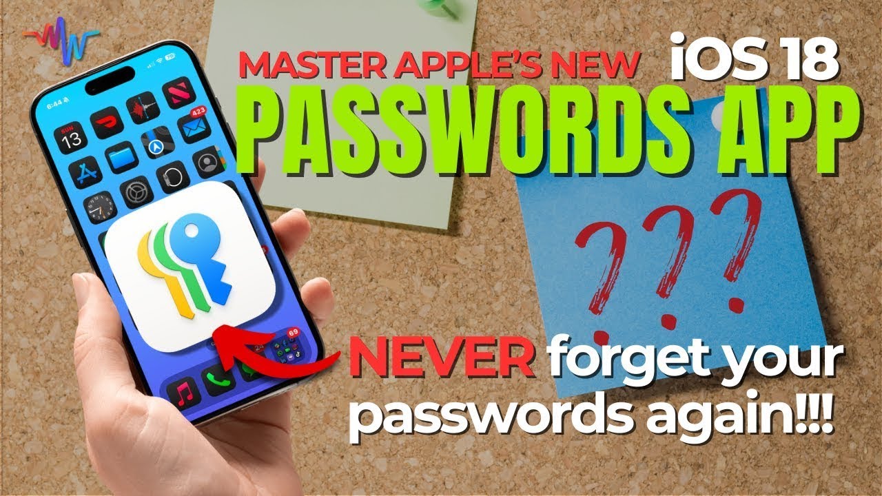 🆕🔐  Discover Apple's Passwords App: Manage Passwords with Ease! 🔑