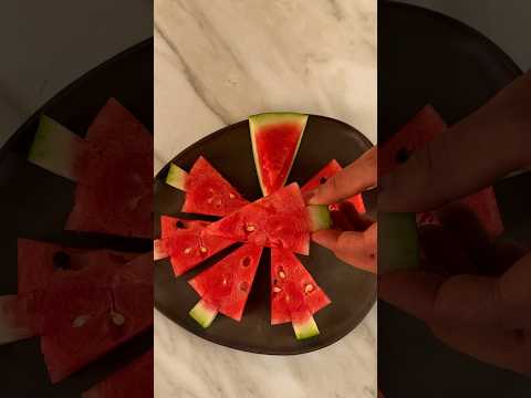 Watermelon Slices for Kids 🍉👧👦 #creative #watermelon #cutting