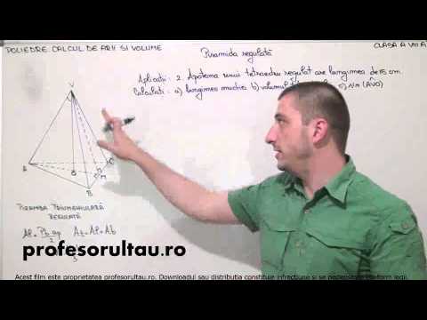 tetraedru regulat probleme rezolvate - profesorultau.ro