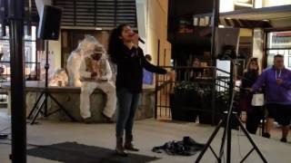 Journey's Separate Ways performance by Isa Tristan at Little Tokyo