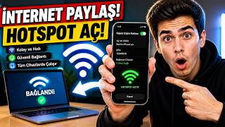Telefon İnternet Paylaşımı Nasıl Yapılır? 📱 ⚡ İnternet Paylaşımı!