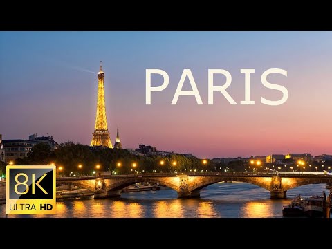 Paris Drone Footage 8K Ultra HD The City of Lights (France)