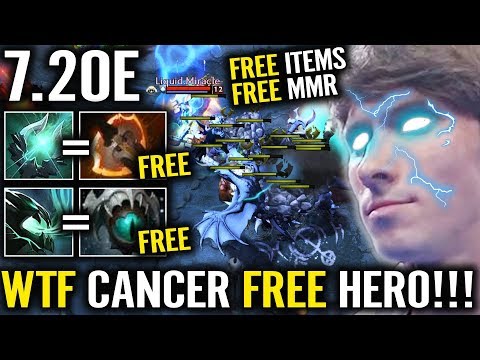 Dendi [Outworld Devourer] Strongest Build early game - Dota 2 7.20 gameplay