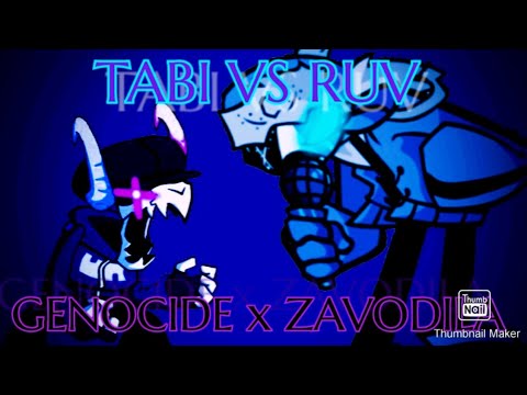 ROMAIN WORLD/ TABI VS RUV ( GENOCIDE x ZAVODILA ) FNF MASHUP SONG ANIMATION