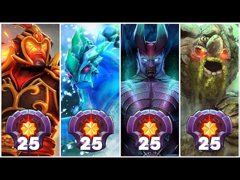 TOP LVL 25 MASTER TIER IMMORTAL RANK PLAYERS in Dota 2 - Ep. 15