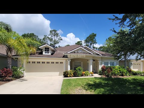 4 Bedroom Fleming Island Plantation Luxury Home on Golf Course property video
