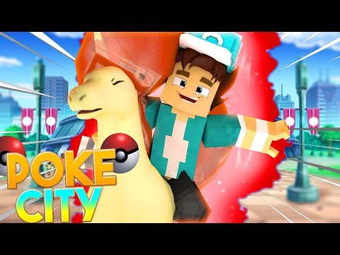 Minecraft: A PISTA DE CORRIDA POKEMON !?! - Poke City 2 #08 ‹ Goten ›