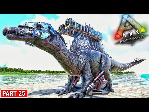 Boss Fight With Spinebreaker Boss 🔥🔥 : ARK Dragon Hunter Season 3 : ARK Survival Evolved : Part 25