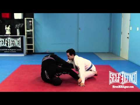 BJJ Triangle Choke: Gi Jiu Jitsu Rubber Guard Submission presented by Self Defined Fitness