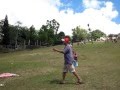 Hallie Flying Her Angry Bird Kite