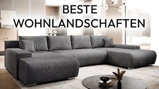 Die besten WOHNLANDSCHAFTEN (2025) - Top 5 Sofa Wohnlandschaften im Vergleich