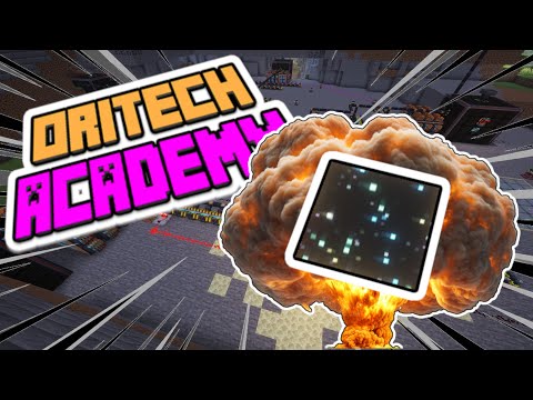 EP 13 - NUKE the Dragon! Minecraft Oritech Academy EP 13 - Particle Accelerator End Incursion!