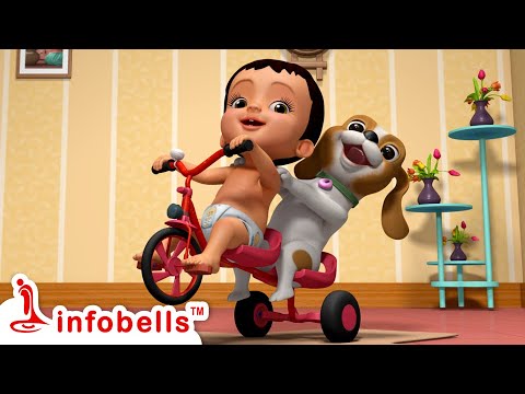 Tring Tring Tring Chittiya Cycle Bandide | Kannada Rhymes for Children | Infobells