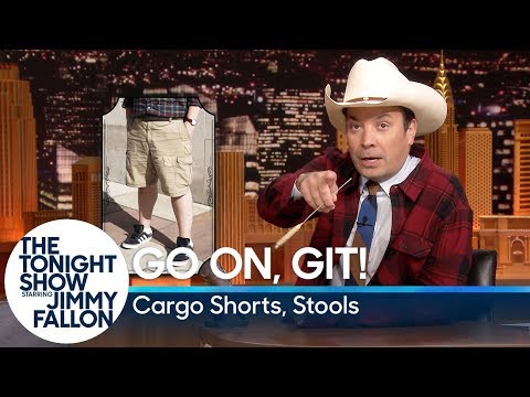 続けて、Git。カーゴショーツ, スツール (Go on, Git: Cargo Shorts, Stools)