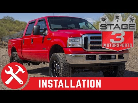 2005-2010 Super Duty F-250/F-350 4WD ReadyLIFT 2.5\" Coil Spring Leveling Kit with Fox Shocks Install