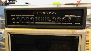 Video thumbnail for BEHRINGER ULTRABASS BXR1800H 180-WATT 2-CHANNEL BASS AMPLIFIER HEAD 14,INCH SPEAKERWilson’s Music by Wilsons Musical Instruments