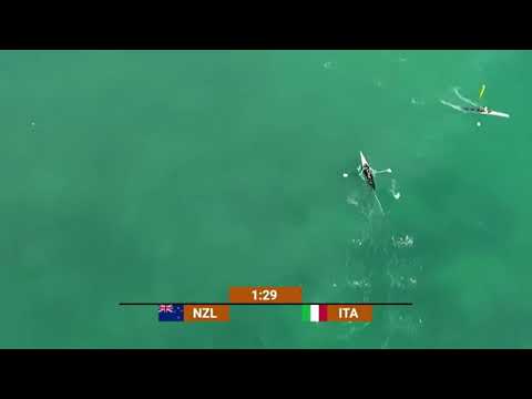 2021 World Rowing Beach Sprint Finals, Oeiras, Portugal - Peloro Italia - Giovanni Ficarra CM1x