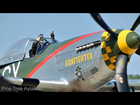 Up close WARBIRD departures - EAA AirVenture 2023