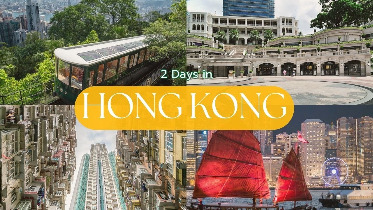 Exploring Hong Kong in 2 Days: Peak Tram, Night Market, Hong Kong travel vlog