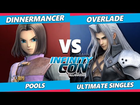 Infinity Con 2021 - Overlade (Sephiroth) Vs. Dinnermancer (Hero) SSBU Ultimate Tournament
