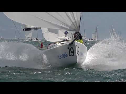 Petite Terrible-Adria Ferries downwind in Riva del Garda - Alcatel J/70 Cup