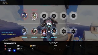 ［オーバーウォッチ］ガイジハルトのソロランクマ配信