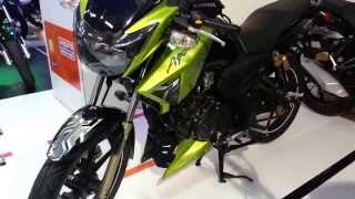 2015 TVS Apache RTR 180 Caracteristicas Precio Colombia Walkaround