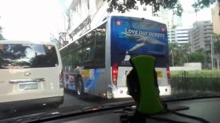 preview picture of video 'Deaf JSP caught new Hybrid bus in Makati City.'