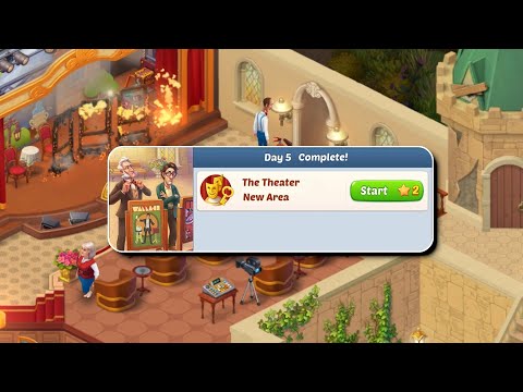The Theater Day 5 - Homescapes - Mountain Estate Gameplay (#23)
