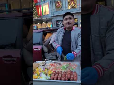 Street Hot Dogs Vendor in San Francisco