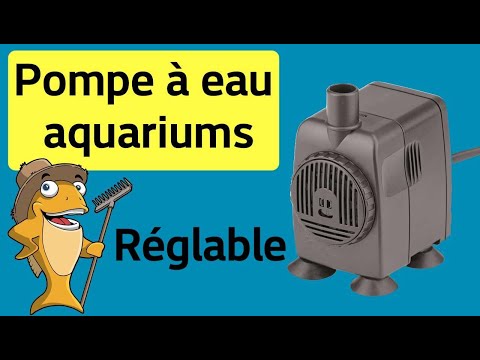 comment regler pompe aquarium