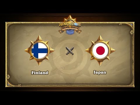 Финляндия vs Япония | Finland vs Japan | Hearthstone Global Games (06.06.2017)