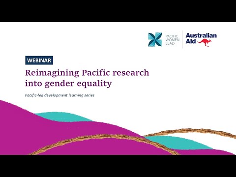 WEBINAR: Reimagining Pacific research into gender equality