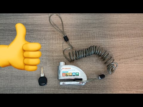 Best Security for Your Motorcycle, Scooter, Bicycle | Disc Brake Lock Alarm