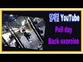 Pull day (back exersice)
