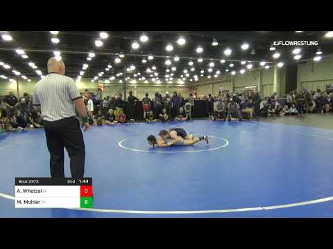 127 Lbs Round Of 16 Ashley Whetzal Team Virginia Vs Mea Mohler Team Texas