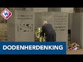Burgemeester Van Zanen legt krans bij gemeentelijk oorlogsmonument op Carnegieplein - OMROEP WEST